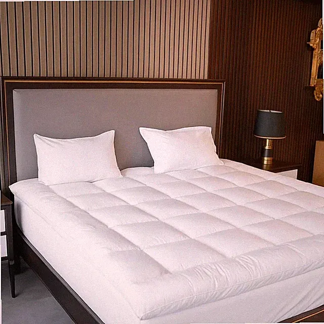4 Inch Thick Quilted Mattress Topper – 800GSM, Plush Soft Thick Comfort Pad
