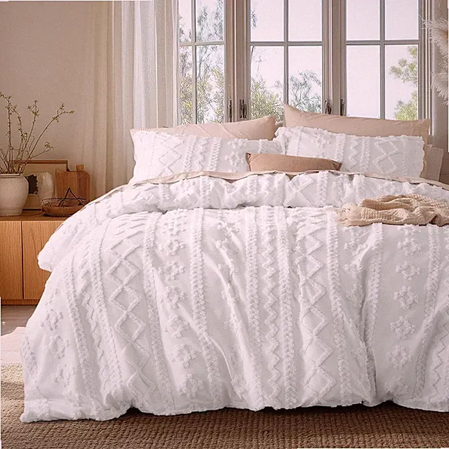 Boho Duvet Cover Cal King Size, Soft & fortable Elegant Design