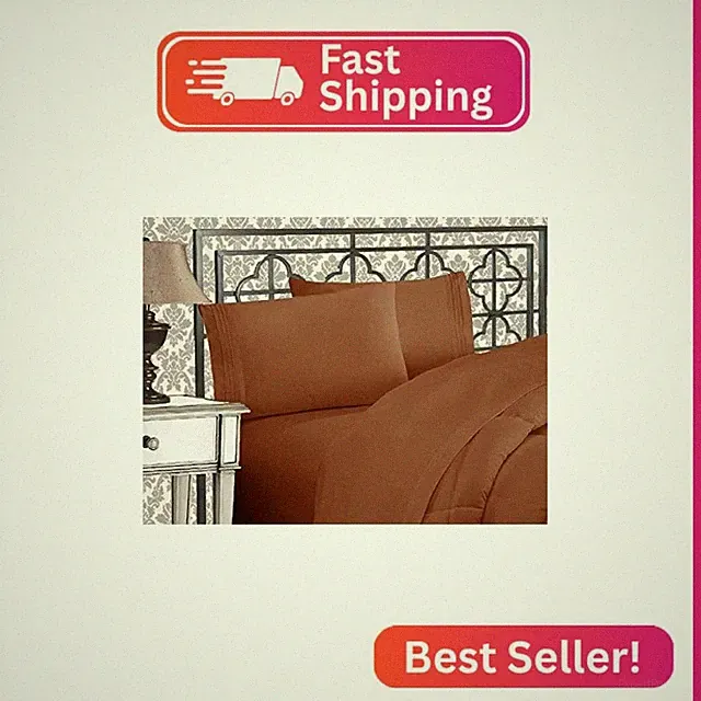 Elegant Comfort 1500 Thread Count Wrinkle & Fade Resistant Egyptian Quality Ultr