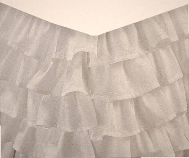 Elegant Comfort Multi-Ruffle Bed Skirt - 15 inch Drop - Classy Bedskirt