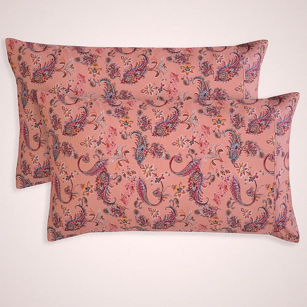 Elegant Comfort Printed Paisley Pattern Pillowcases