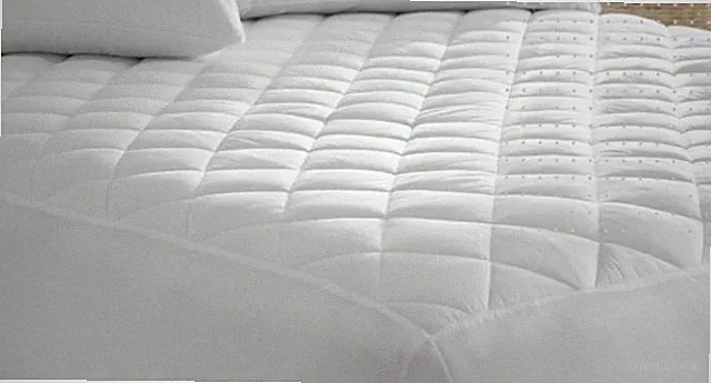 Eastern King Quilted Cotton Mattress Pad – Soft, Breathable, All-Season Comfort