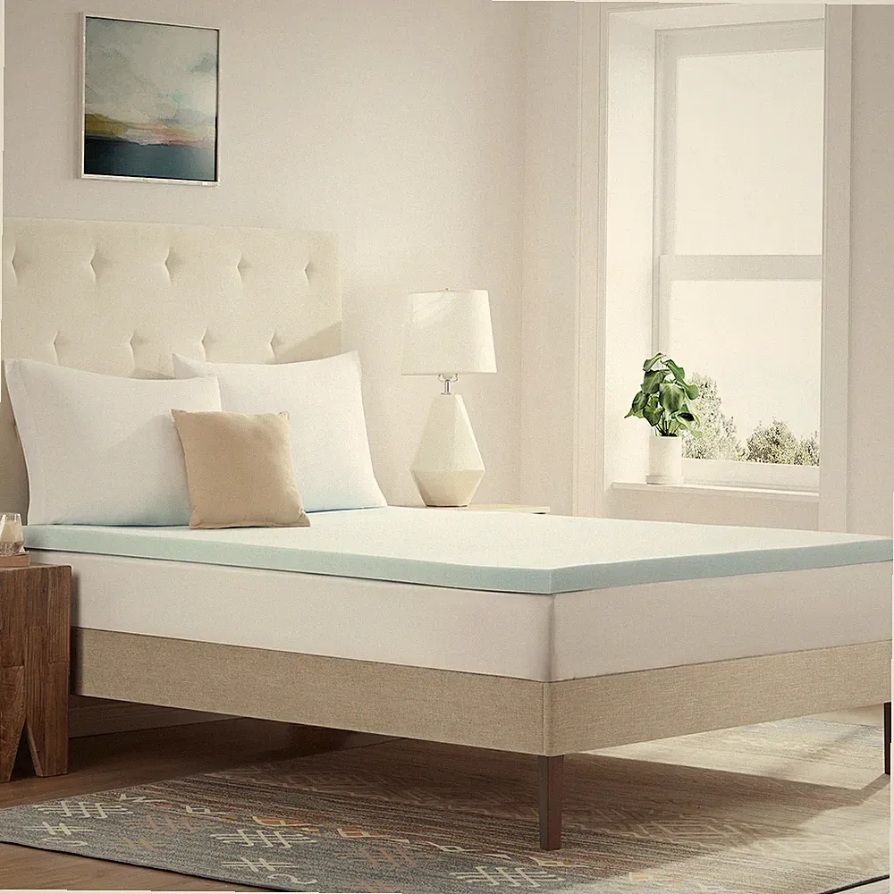 Sweet Home Collection 2" Gel Memory Foam Mattress Topper