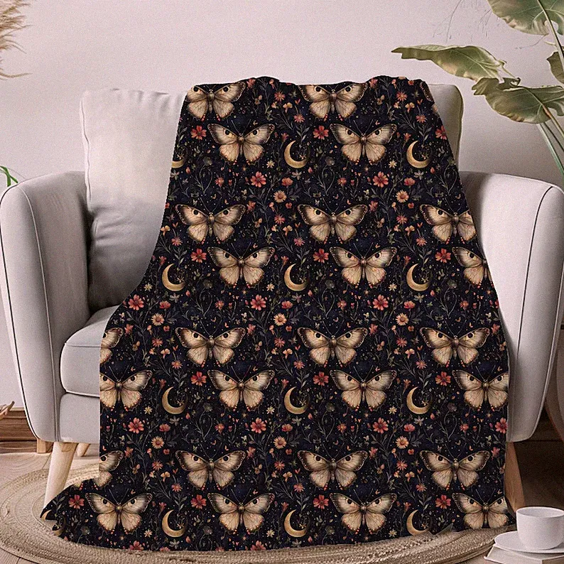 Throw Blanket Queen Size Bedding Soft Elegant Comfort